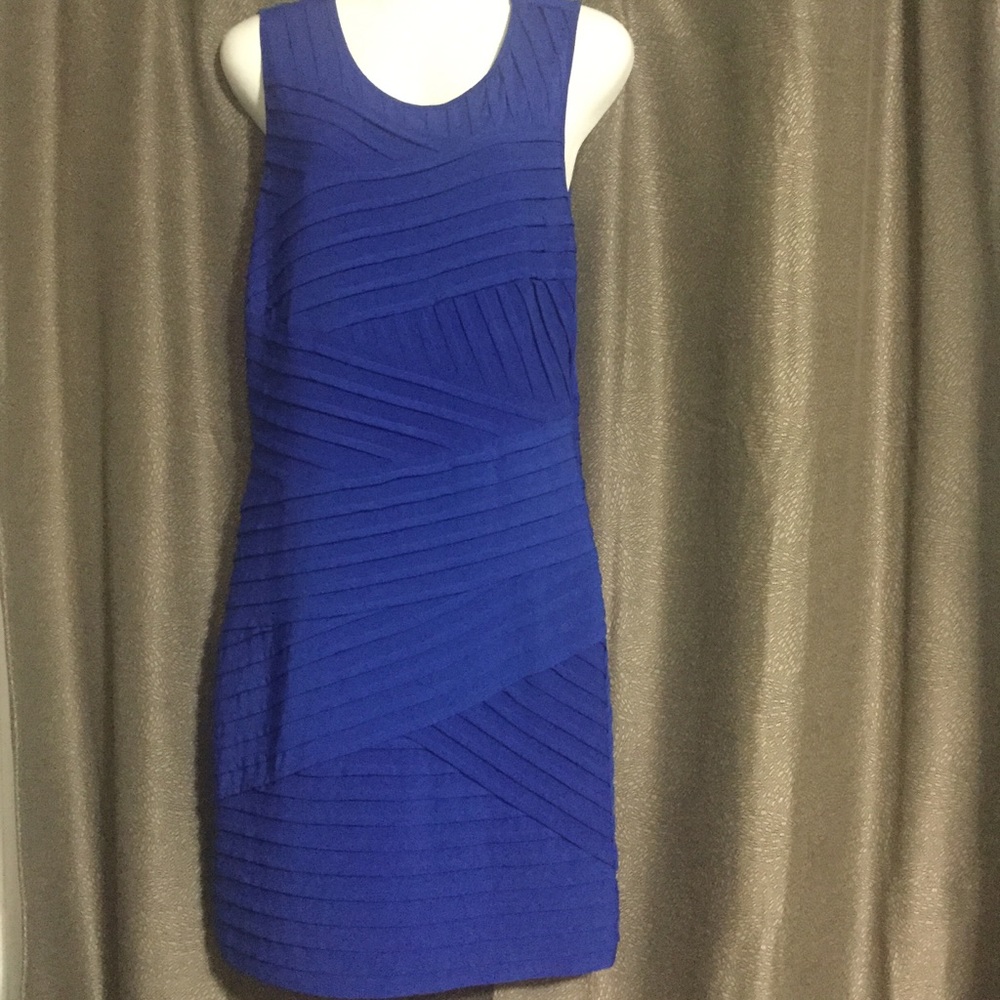 New Directions size 8 navy blue dress